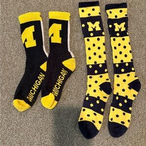 University of Michigan Socks